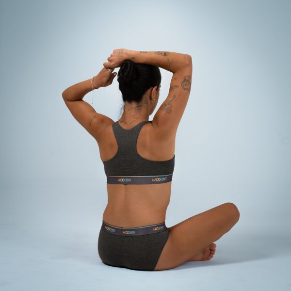 Bikini Pride Charcoal Heather Online now - Image 4