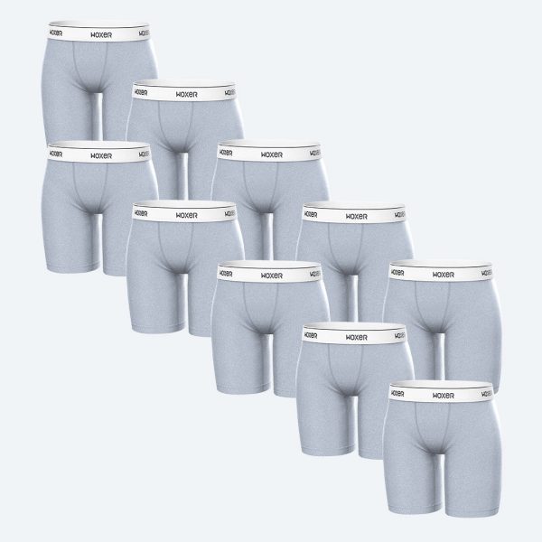 Biker Heather Grey 10-Pack Sale