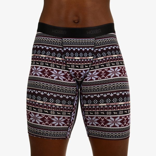Biker Ice Cranberry Fair Isle Hot on Sale