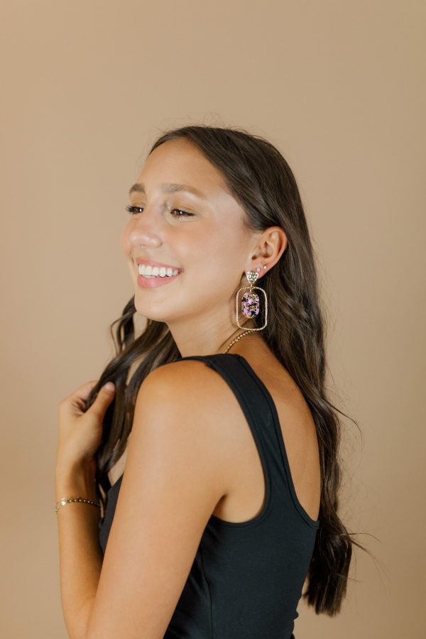 Alara Flake Oval Hoops Cheap