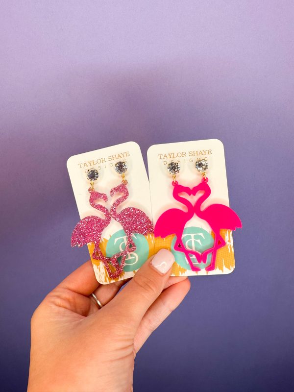 Acrylic Flamingo Drops on Sale - Image 2