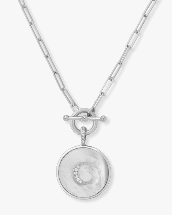 Love Letters Medallion Necklace - Silver Supply - Image 3
