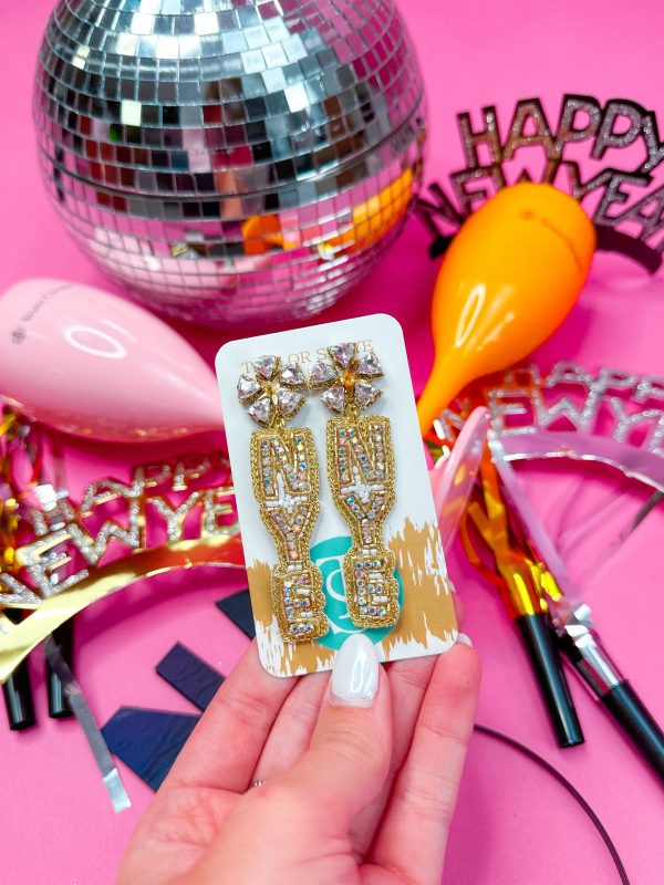 Beaded Iridescent NYE Drops For Cheap