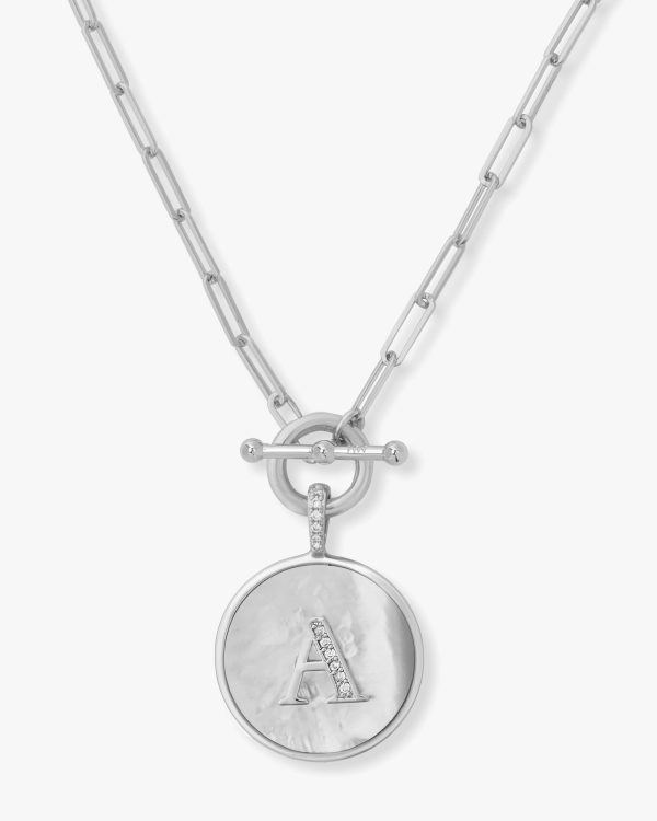 Love Letters Medallion Necklace - Silver Supply