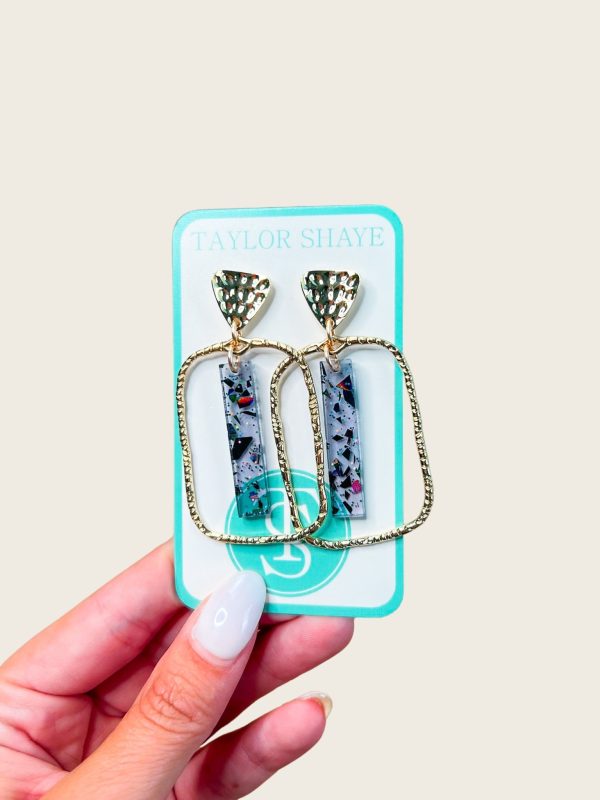 Celeste Flake Stick Hoops on Sale - Image 5