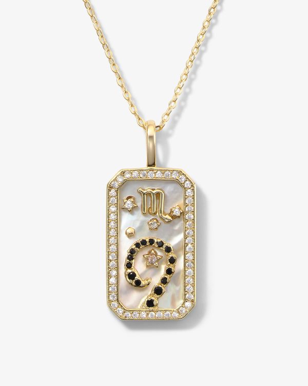 Zodiac Amulet Necklace - Gold Online - Image 5