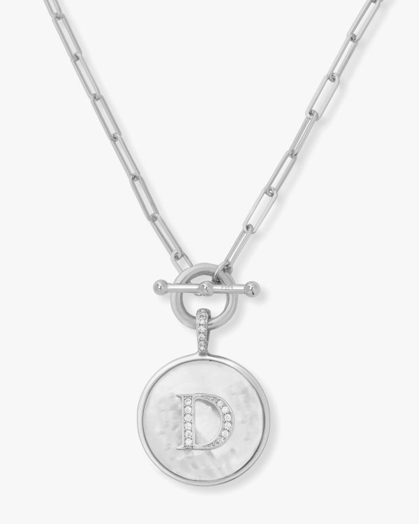 Love Letters Medallion Necklace - Silver Supply - Image 4