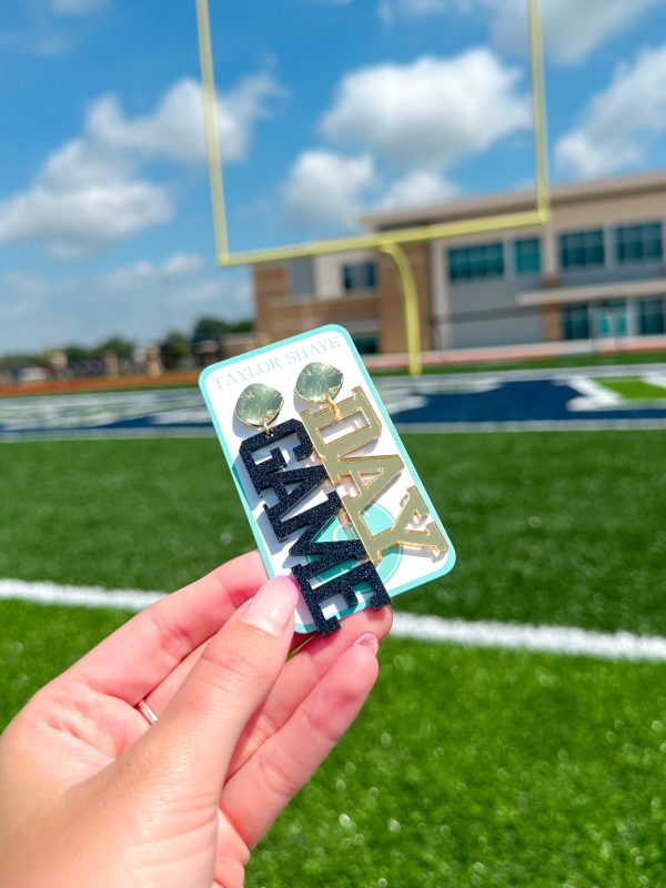 Acrylic Black Gold Mirror Gameday Drops Hot on Sale