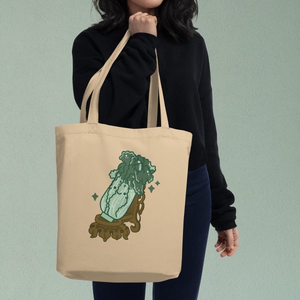 Jadeite Cabbage (Bok Choy) Tote Bag Online now - Image 3