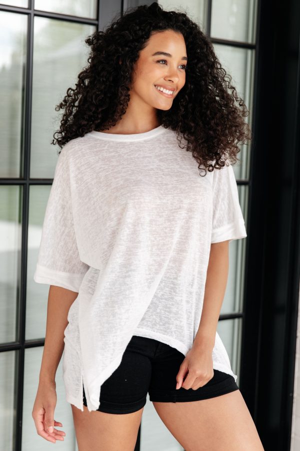 Hazel Blues® |  Continue On Oversized Tunic Supply - Image 4